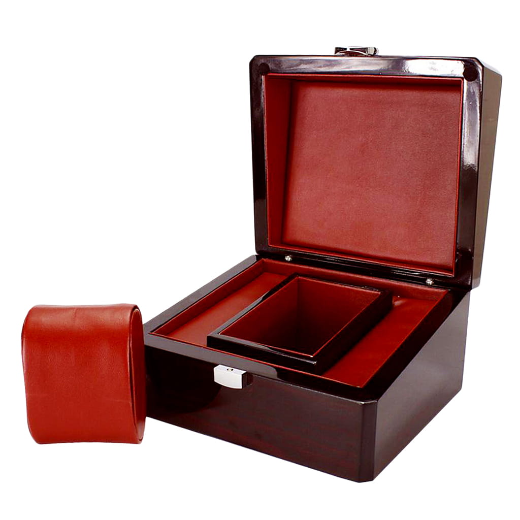 Black Single-Slot Wristwatch Box